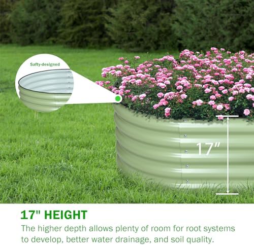 BPS 9-in-1 Metal Raised Garden Bed - Image 4