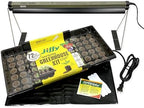 Ferry Morse Your Complete Indoor Seed Starting Kit Including Heat Mat, T5 Grow Light Fixture, and 72 Cell 36mm Pellet Seed Starter Greenhouse Kit by Jiffy