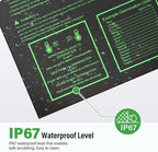 iPower Seedling Heat Mat for Plants with Dual Digital Temperature Controller, MET Certified Heating Pad, 20" x 20.75", Black - Image 3