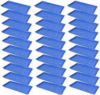 SUNPACK 10" x 20" Heavy Duty Shallow Plastic Seed Starting Tray, Blue, 1" (Pack of 30) - Lined with Drainage Holes for Excess Water and Aeration, Ideal for Greenhouses or Indoor Gardening by SUNPACK
