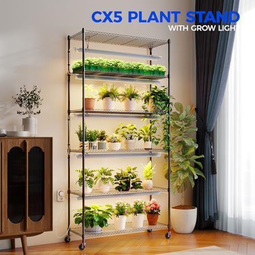 Barrina CX6 Plant Stand with Grow Lights, 6 Tier, 150W, 35.4x13.8x70.9IN - Image 3