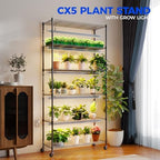 Barrina CX6 Plant Stand with Grow Lights, 6 Tier, 150W, 35.4x13.8x70.9IN - Image 3
