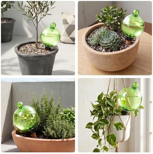 EX-Large Plant Watering Globes, 26oz Plastic Top Fill Self Watering Globes - Image 6