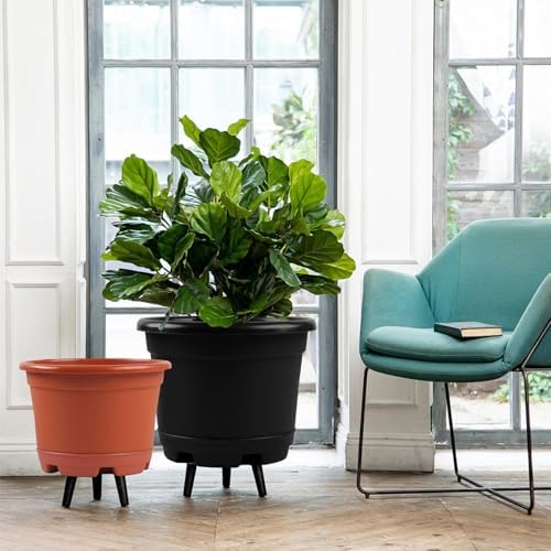 KPUVX Outdoor Flower Pots, 13 inch, 5 Packs - Image 6