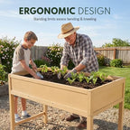 PASAMIC Raised Garden Bed with Legs, 48" HIPS Sturdy Elevated Planter Box - Image 3