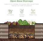 Best Choice Products 8x2x1ft Outdoor Metal Raised Garden Bed, Oval Deep Root Planter Box for Vegetables, Flowers, Herbs, and Succulents w/ 108 Gallon Capacity - Taupe - Image 3