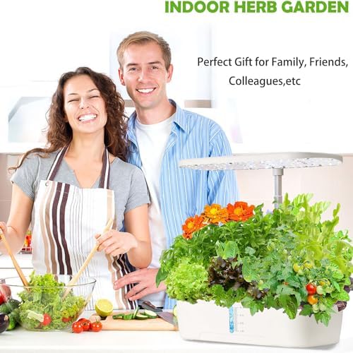 Hydroponics Growing System Kit 12 Pods Indoor Herb Garden with Grow Light - Image 3