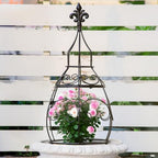 29-Inch Garden Trellis Obelisk – Durable Metal Support for Plants by Goooxim
