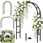 Thickened Rustproof Garden Arch Metal Trellis for Climbing Plants by ArtofMetalSoulofSpace