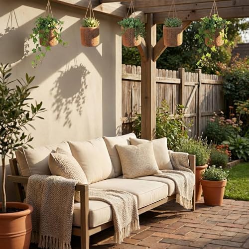 Hanging Majestic 6.5" Flower Pot, Multi Color - Image 2