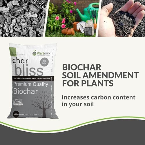 Char Bliss (4 Cubic Feet) - Organic Biochar Bulk Soil Amendment for Plants - Image 2