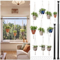 22 Pcs Window Hanging Plant Holder Set Boho Hoom Decor, No Drilling by Romooa