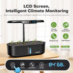 Ahopegarden Hydroponics Growing System kit: Indoor Herb Garden - 12 Pods Plant Germination Kit - Image 4