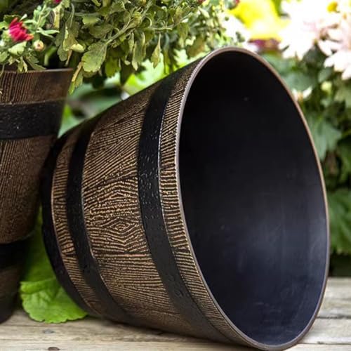 Levemolo Outdoor Decorative Resin Bonsai Planter Pot for Thickened Breathable Flower Pot Drainage for Garden and Home - Image 3