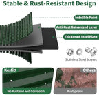 Kesfitt Raised Garden Bed Outdoor, Galvanized Steel Metal Raised Bed Planter for Vegetables, 24-Inch Deep Open Bottom Backyard Garden Bed 6x3x2 ft, Forest Green - Image 2
