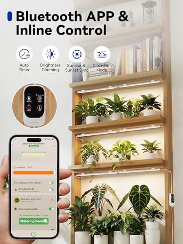 GLOWRIUM Grow Lights for Indoor Plants, LED Grow Light Bar Full Spectrum - Image 2