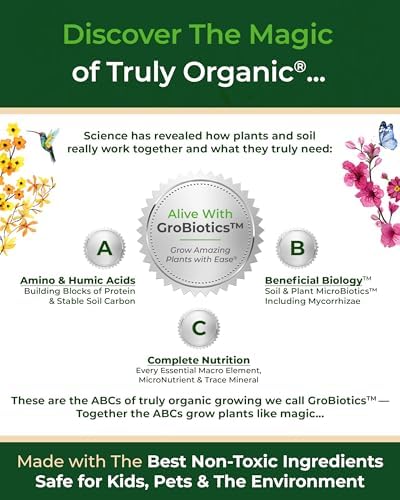Organic Plant Magic - Truly Organic™ Slow Release Granular Fertilizer: Long-Lasting Plant Food Granules - Indoor & Outdoor Flowers, Vegetable Gardens, Fruit Trees, Shrubs, House Plants (Two 4 lb Bags) - Image 4