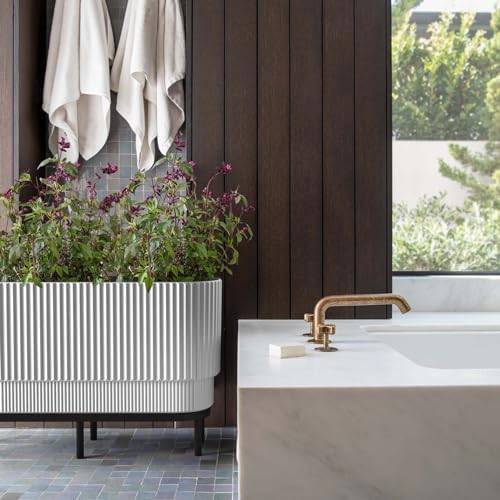 Veradek Demi Series Raised Long Planter - Wide Planter with Stand - Image 5