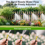 MIXC 200Ft 1/4" Drip Irrigation System,2026-Upgrade Garden Irrigation Kit with 32pcs Adjustable Copper Nozzles, Atomizing Watering System for Outdoor Plants,Raised Bed,Yard,Potted Plant,Lawn - Image 3