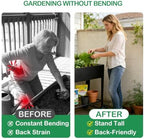 2-Pack 32" Tall Elevated Raised Garden Bed with Wheels and Shelf - Image 6