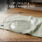 Royal Imports Clear Acrylic Plant Saucer, Floral Plastic Plates, Drip Tray - Image 2
