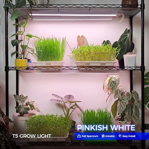 Barrina Grow Lights for Indoor Plants, 2ft 40W (4 x 10W), Linkable, 4 Packs - Image 2