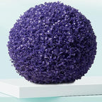 HUHJYUGE Artificial Plant Ball Topiary Round 14in, Lifelike Faux Boxwood Decorative Balls Water Resistant, Durable Faux Plant Decor Hanging No Maintenance, for Backyard Garden - Image 3
