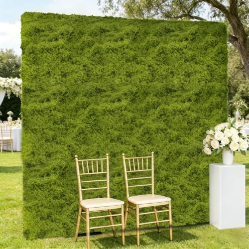 Fake Moss Rug 39" x 79" Artificial Moss Table Runner Grass Mat Green - Image 2