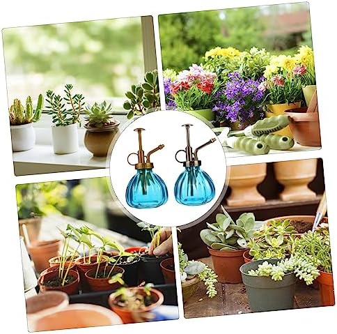Vintage Glass Plant Mister Spray Bottle Set of 2 for Home Garden - Image 3
