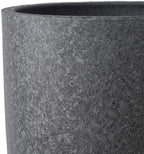 FAB HAB Glade Handmade Tall Metal Planters in Matte Black – Set of 2 (18”, 21” H), Indoor/Outdoor, Lightweight with Drainage Holes - Image 5