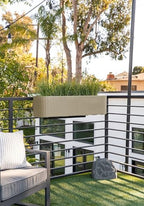 Veradek Demi Series Railing Planter - Round Window Box with Bracket - Image 6