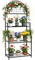 VGMiu 3 Tier Plant Stand Indoor Outdoor, Metal Plant Shelf for Multi Plants by VGMiu