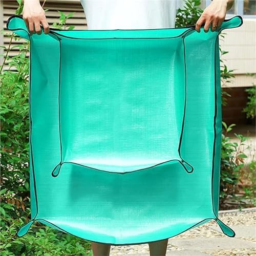 Gardening Mat PE Square Plant Pad Waterproof for Transplanting Flower Pots Potting Foldable Garden Repotting Tarp for Indoor Plant Repotting(Green(PE) 75x100cm) - Image 7