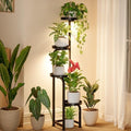 Bamworld Plant Stand with Grow Light Corner Metal Flower Pot Stands by Bamworld