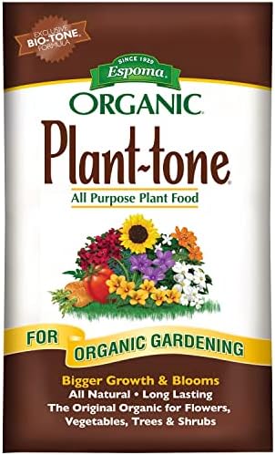 Espoma Organic Plant-Tone 5-3-3 Natural & Organic All Purpose Plant Food; 36 lb. Bag; The Original Organic Fertilizer for All Flowers, Vegetables, Trees, and Shrubs by Espoma