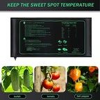 4 Pack Seedling Heat Mat Heating Mat for Seedlings Grow Mats Waterproof Hydroponic Heating Pad Heat Plant Heating Mat for Indoor Plants Grow Seed Starting Greenhouse(10" x 20.75") - Image 5