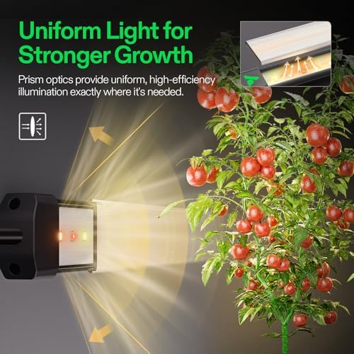VIVOSUN LumaRay LED Grow Light Bars 16”(4-Bar) Full Spectrum Side Lighting - Image 3