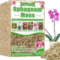 ZeeDix 3.3 lb Premium Sphagnum Moss Bulk, Dried Long Fiber Orchid Sphagnum Peat Moss for Indoor Outdoor Plants, Carnivorous Plants, Succulent, Monstera & Reptiles Habitats (Expands to 60 qt) by ZeeDix