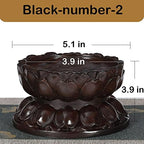 Chinese Lotus Base Handmade Home Decor Pedestal Lotus Stand - Image 2