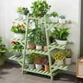7-Tier Bamboo Plant Stand - Multi-Tiered Flower Shelf for Indoor & Outdoor Use - Stylish Ladder Shelf for Living Room, Balcony, Garden - Ideal for Plant Lovers by Unknown
