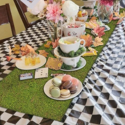 FAICOIA Artificial Moss for Decorating 39" x 39" Fake Moss for Crafts Faux Moss for Plants Indoor Green Faux Grass for Planters Crafts DIY Table Centerpieces Fairy Garden Floral Wedding 100 x 100cm - Image 6