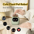 Ivy Interactive AI Desk Companion & Smart Plant Pet Indoor Planter Pink - Image 3