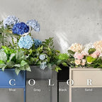 Cocoyard Elevated Planter Box - 28 Inch Durable Raised Garen Bed for Herbs and Flowers - Tall Narrow Rectangular Planter for Indoor Plants & Backyard Deck Gardening (Navy, 28" H) - Image 6