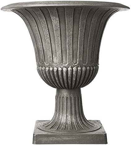 Arcadia Garden Products G50CT Worthington Urn, 20" x 21", Cement - Image 2