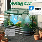 Quictent Raised Garden Bed Kit with Self Watering System & Netting 6x3x1Ft - Image 4