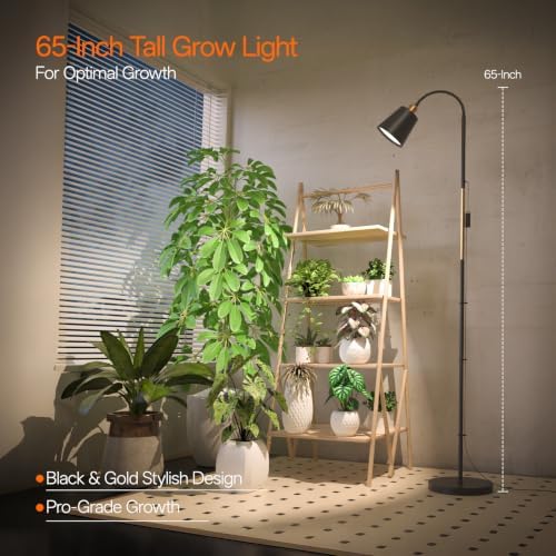 Bstrip F11D Standing Grow Light, 65" Dimmable Plant Light for Indoor Plants - Image 2