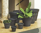 Crescent Garden Brunello Small Classic Planter, Indoor/Outdoor Weather-Safe Round Plant Pot, Small Resin Houseplant Pot - 12'' W (Terracotta-Color) - Image 3