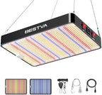DC2000 Grow Light for Indoor Plants, Dimmable Full Spectrum LED Plant Light by BESTVA