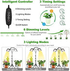 LBW Grow Light with Stand, Tri-Head LED Grow Lights for Indoor Plants - Image 2
