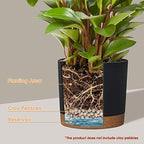 Plant Pots for Indoor Plants, 2 Pack 12 Inch Pots for Plants (12” Black) - Image 3